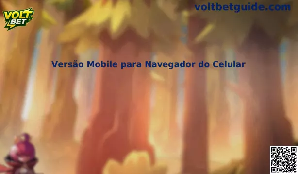 Versão Mobile para Navegador do Celular Volt Bet