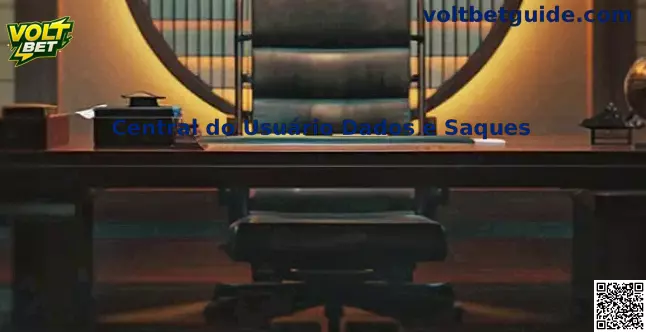 Central do Usuário Dados e Saques Volt Bet