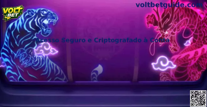 Representação de acesso seguro e criptografado à conta Volt Bet