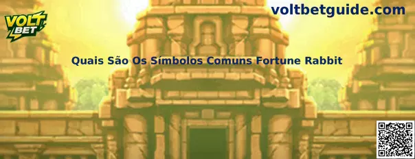 Ilustração explicativa sobre os símbolos comuns Fortune Rabbit na Volt Bet