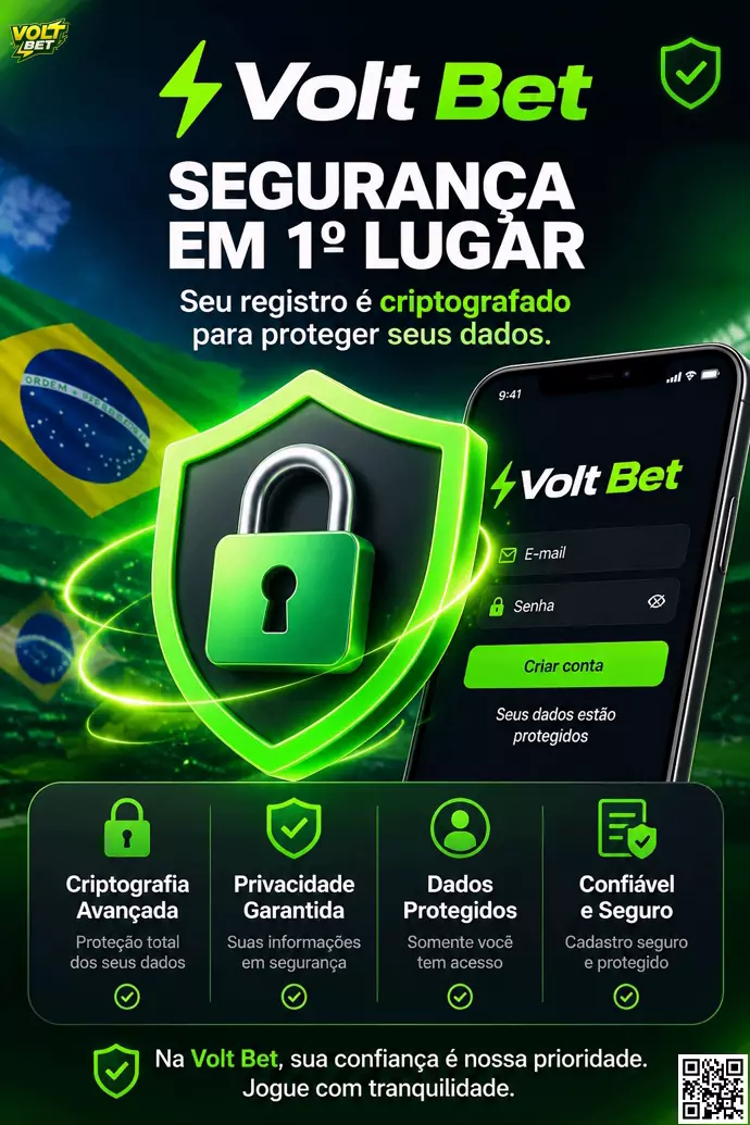 Formulário de Registro Criptografado Volt Bet